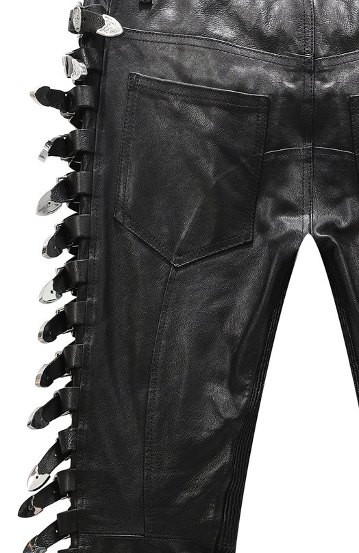 Кожаные брюки | Dsquared2 | Чёрный - 3