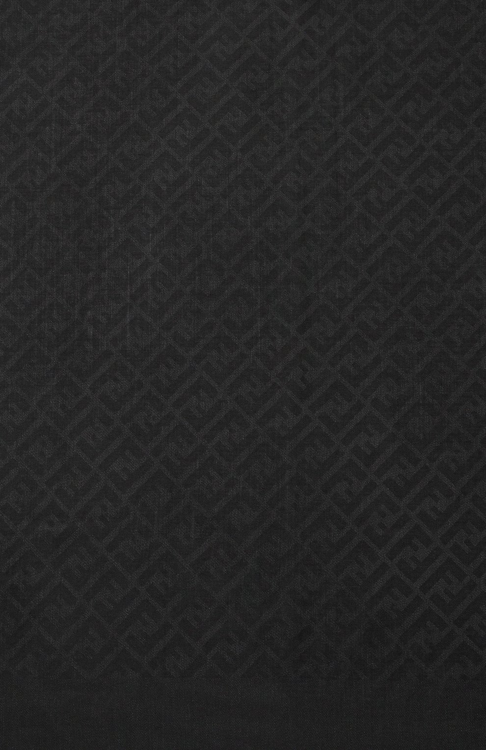 Шарф из шерсти и шелка Fendi, цвет Чёрный купить на ресейл-платформе ...