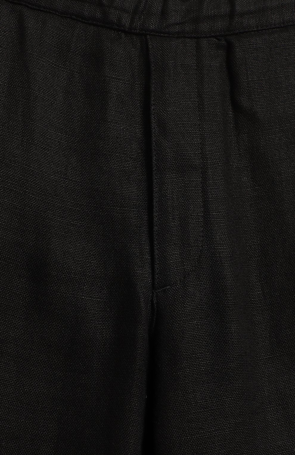 Льняные брюки | Brioni | Чёрный - 4