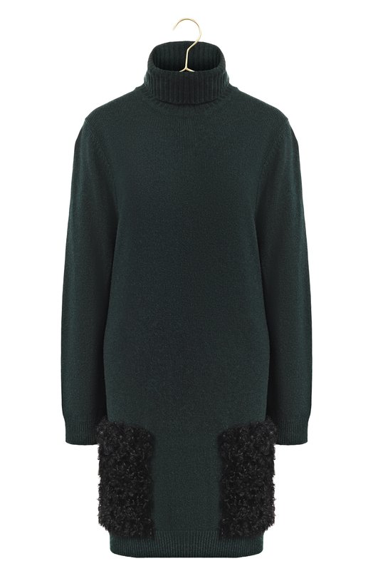Кашемировое платье | Louis Vuitton | Зелёный - 1