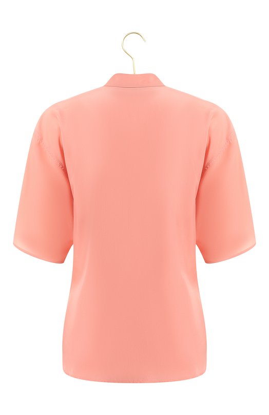 Шелковая блузка | Stella McCartney | Розовый - 2