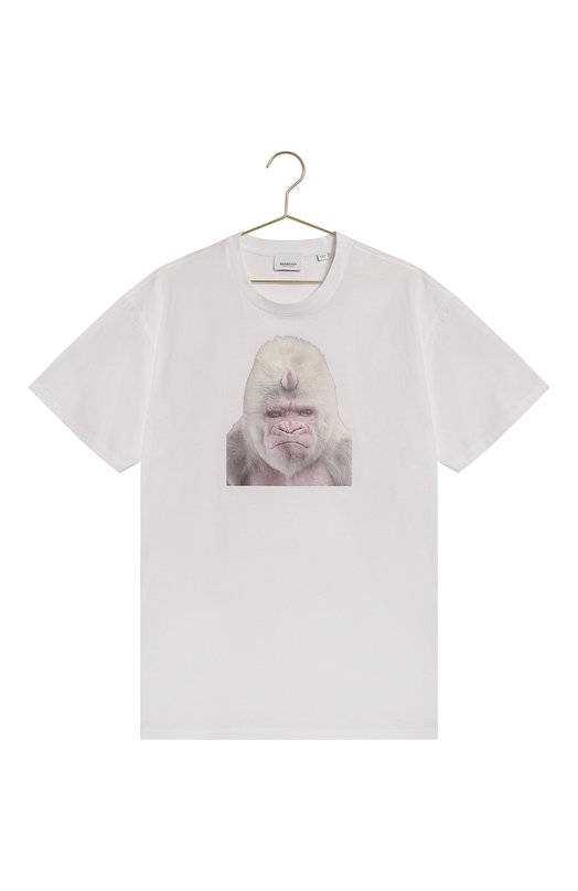 Хлопковая футболка | Burberry | Белый - 1