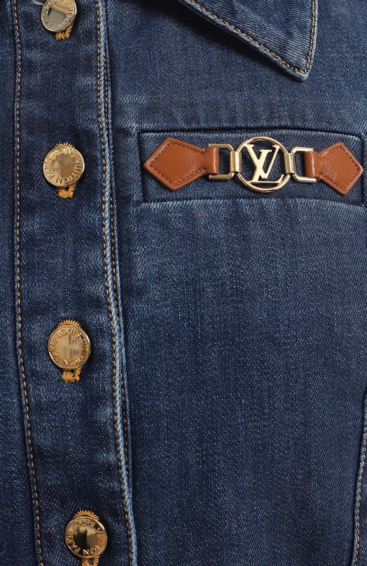 Джинсовая куртка | Louis Vuitton | Синий - 3