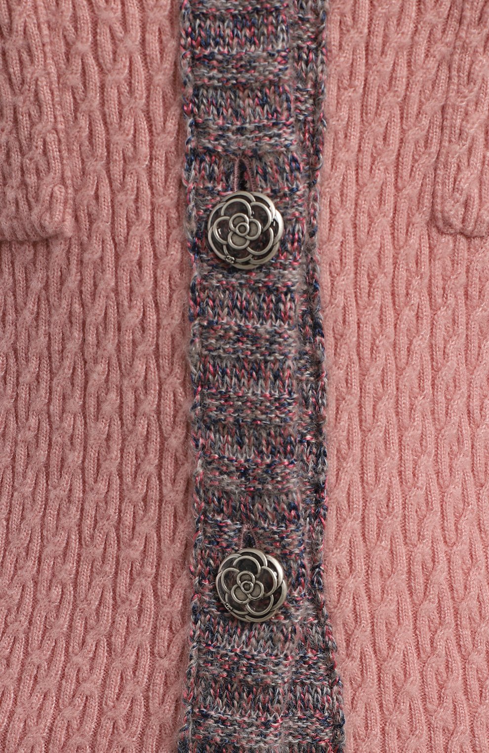Платье из шелка и кашемира | Chanel | Розовый - 3