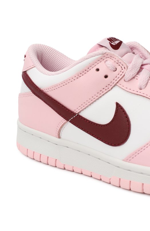 Кеды Dunk Low GS Pink Foam Red White | Nike | Розовый - 9