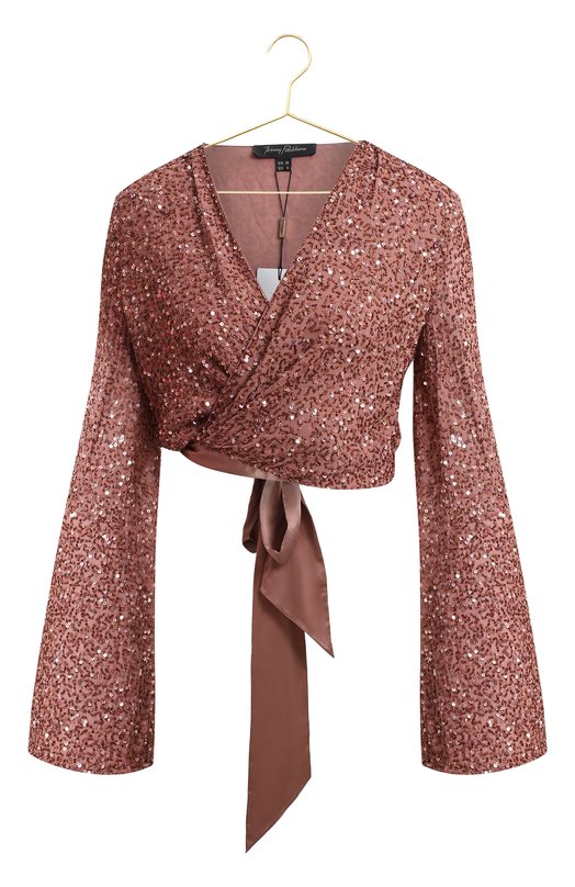 Блузка из вискозы | Jenny Packham | Розовый - 1