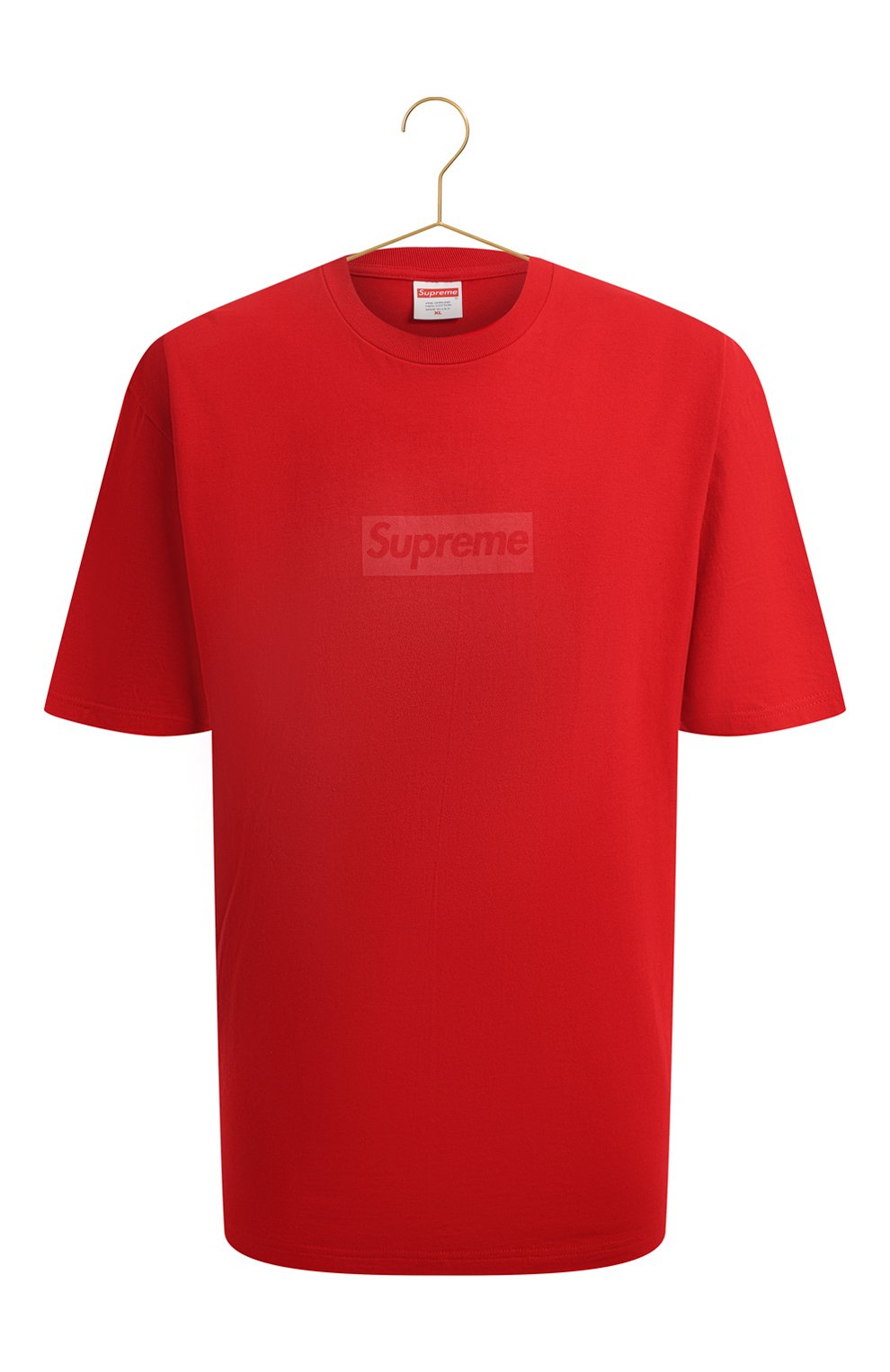 Хлопковая футболка | Supreme | Красный - 1