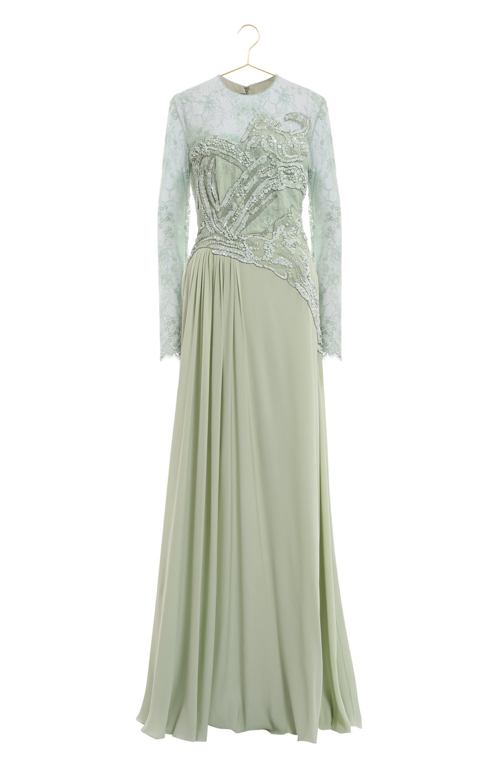 Шелковое платье | Elie Saab | Зелёный - 1