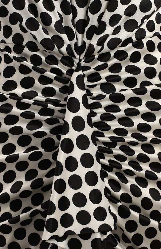 Шелковое платье | Alexandre Vauthier | Чёрно-белый - 3