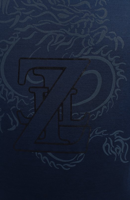 Хлопковая футболка | Zilli Sport | Синий - 3