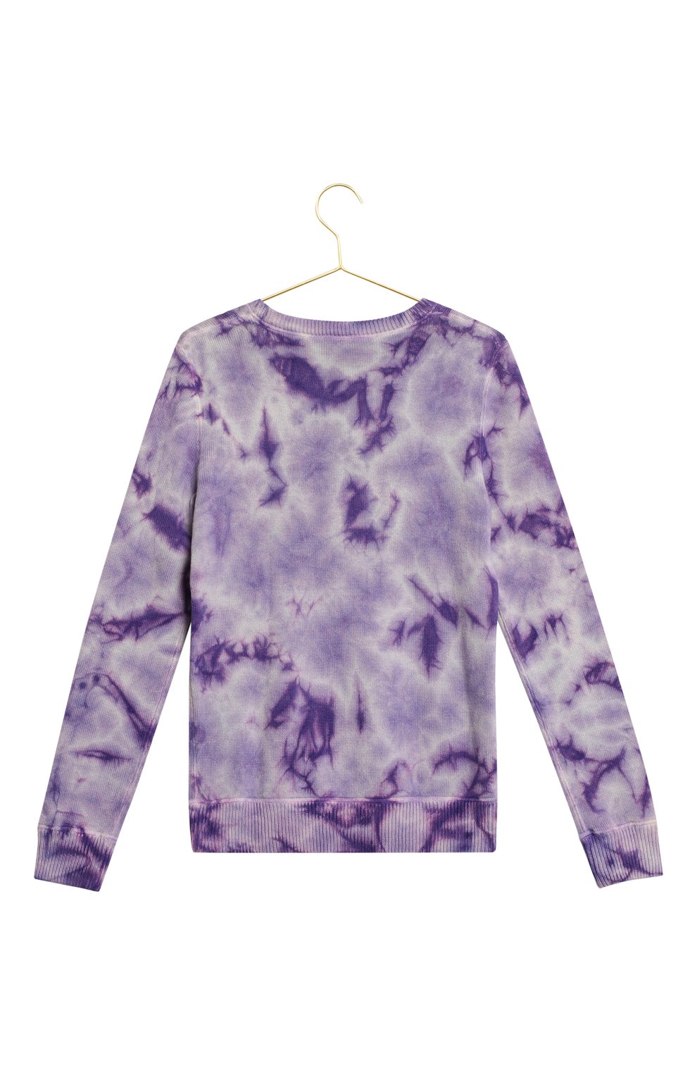 Пуловер из кашемира и хлопка | Michael Kors Collection | Фиолетовый - 2