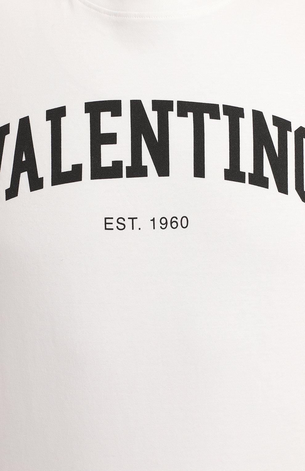Хлопковая футболка | Valentino | Белый - 3