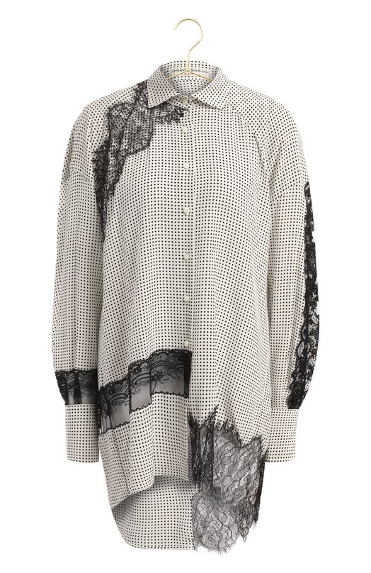 Шелковая блузка | Ermanno Scervino | Чёрно-белый - 1