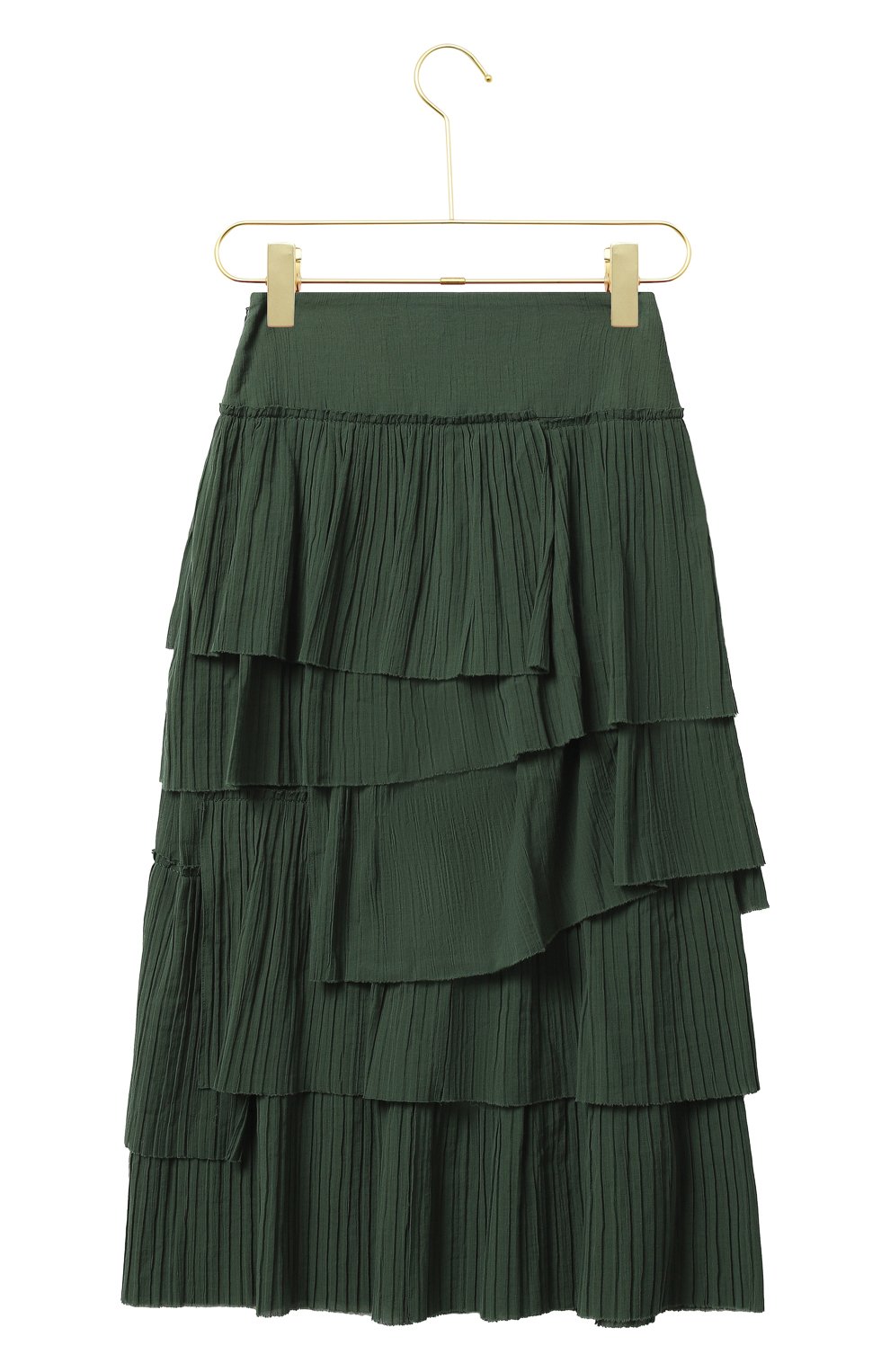 Хлопковая юбка | Sonia Rykiel | Зелёный - 2