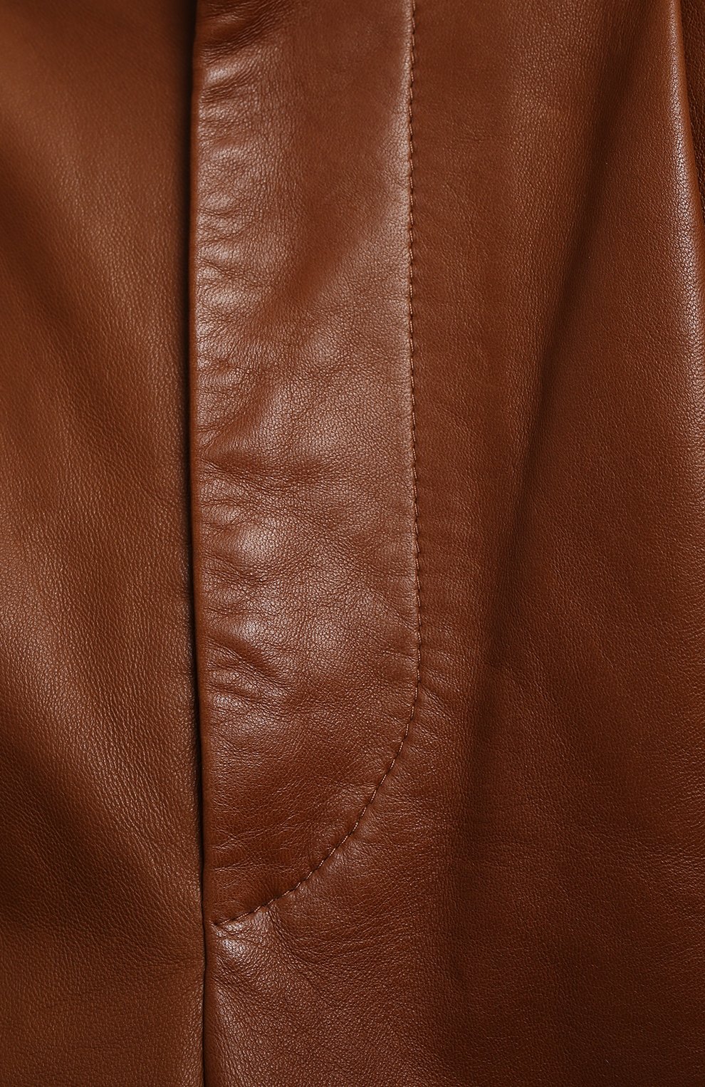Кожаные шорты | Ralph Lauren | Коричневый - 4