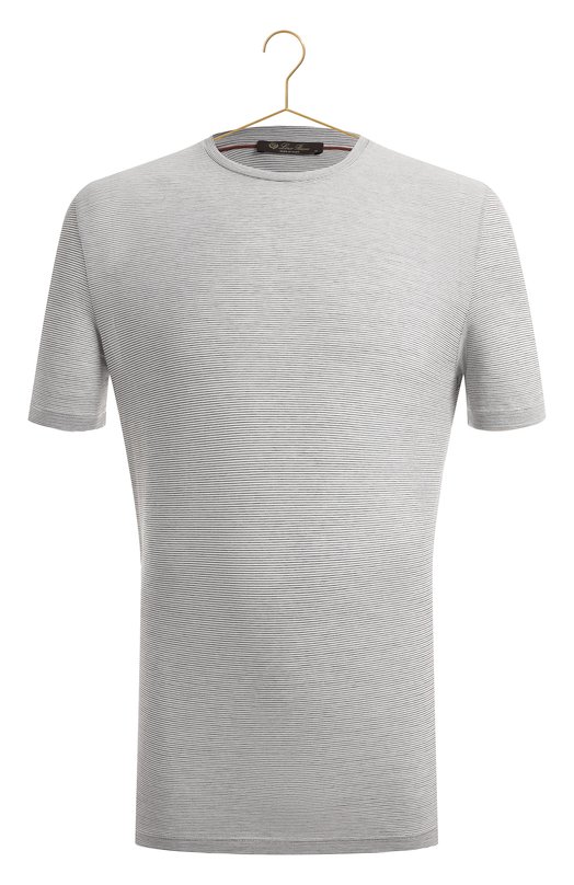 Хлопковая футболка | Loro Piana | Серый - 1