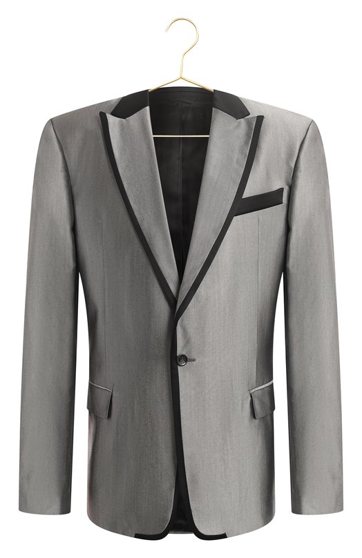 Пиджак из шерсти и вискозы | Just Cavalli | Серый - 1