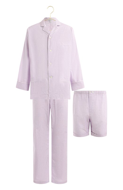 Хлопковая пижама | Zilli | Фиолетовый - 1
