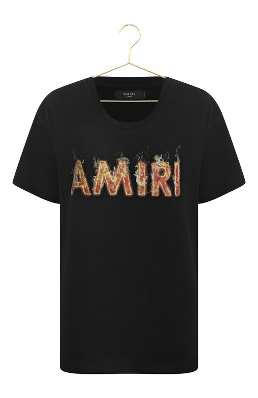Хлопковая футболка | Amiri | Чёрный - 1