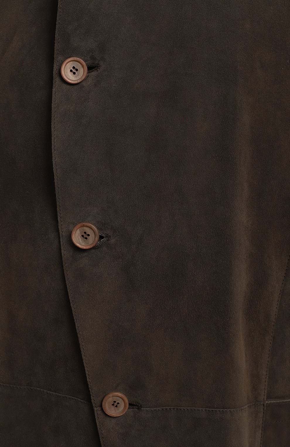 Замшевый пиджак | Giorgio Armani | Серый - 3