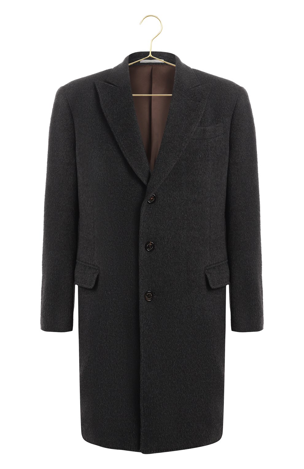 Шерстяное пальто | Brunello Cucinelli | Серый - 1