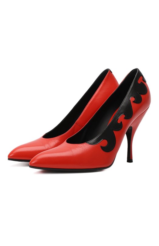 Кожаные туфли | Bottega Veneta | Красный - 1