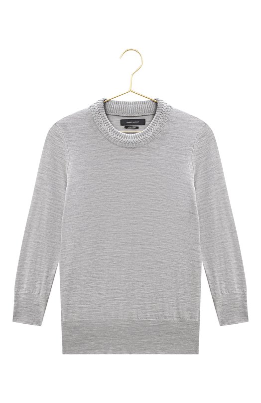 Шерстяной пуловер | Isabel Marant | Серый - 1