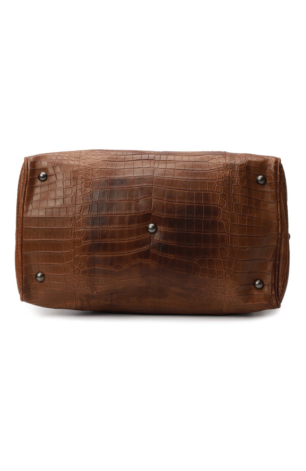 Дорожная сумка из кожи крокодила | Bottega Veneta | Коричневый - 5