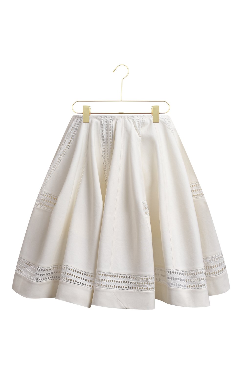 Хлопковая юбка | Alaia | Белый - 1