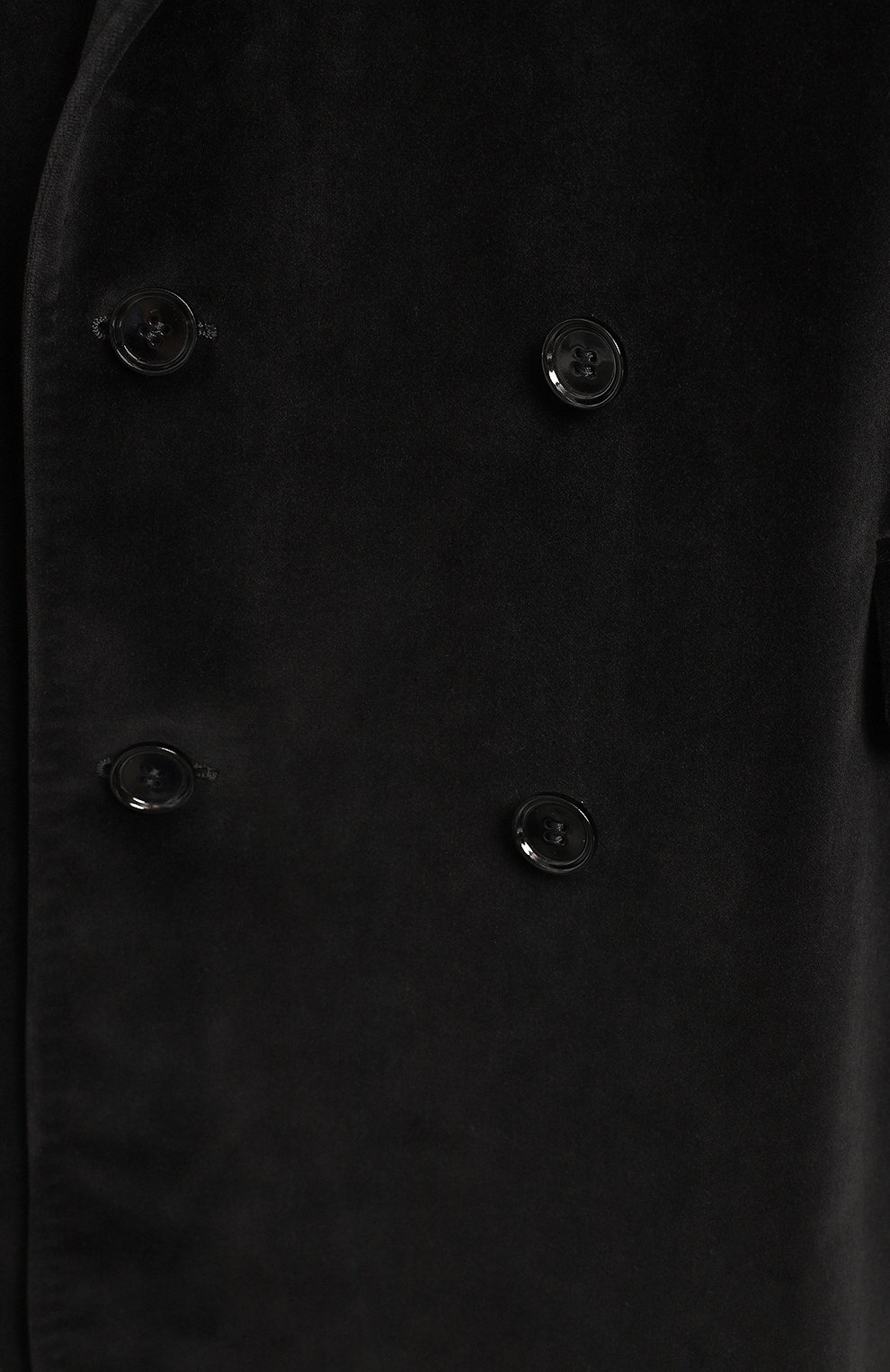 Хлопковое пальто | Dolce & Gabbana | Чёрный - 3