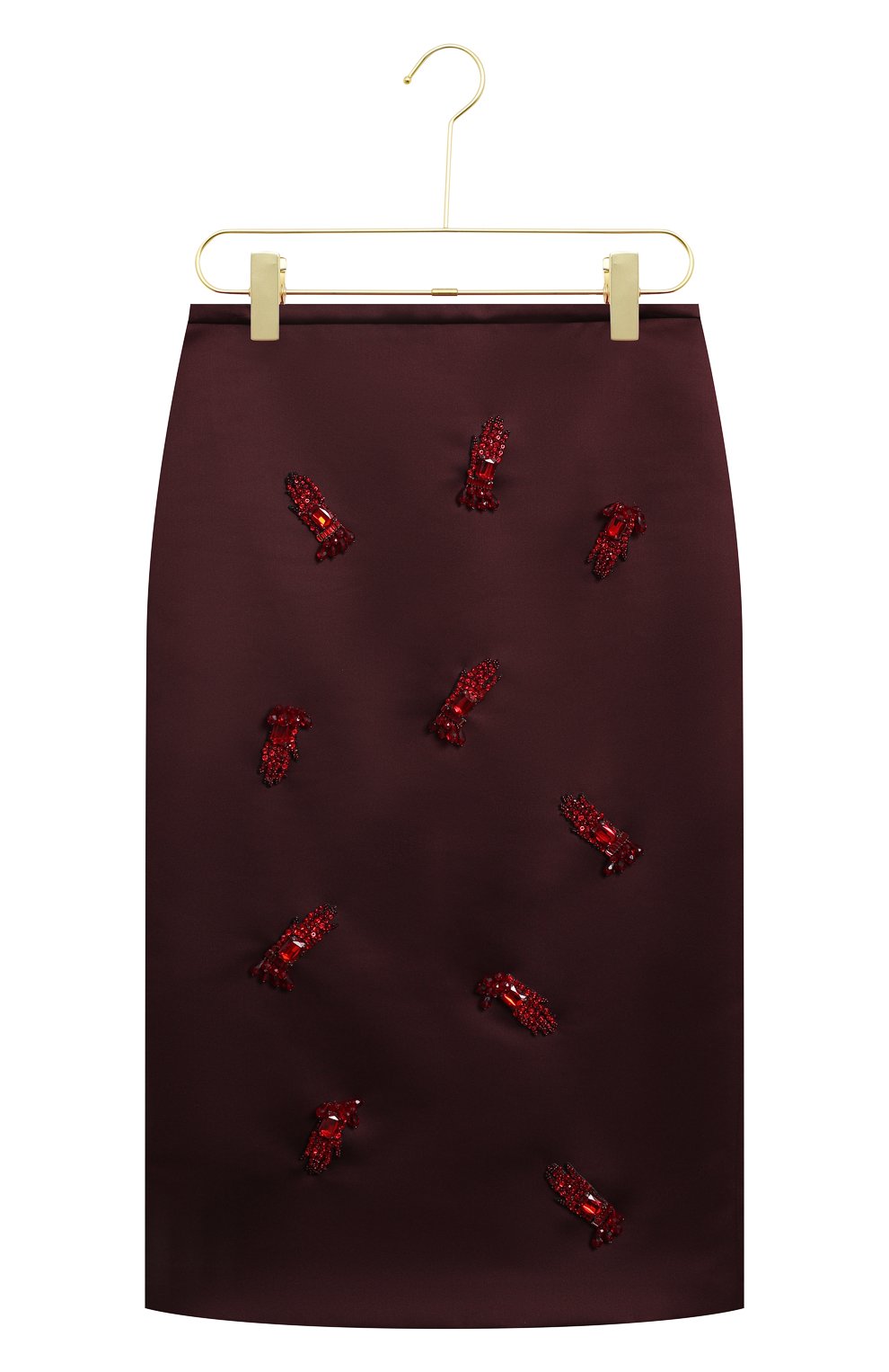 Юбка Rochas, цвет Бордовый купить на ресейл-платформе TSUM Collect, арт ...