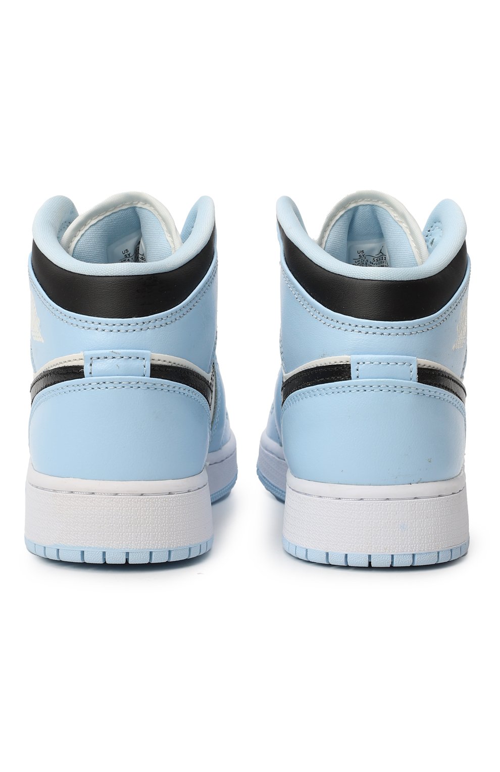 Кеды Air Jordan 1 Mid "Ice Blue" | Nike | Голубой - 3
