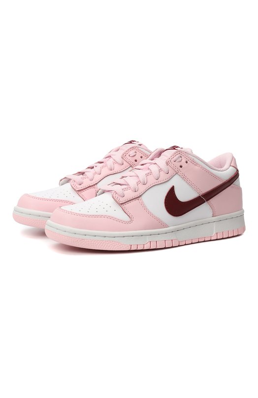 Кеды Dunk Low GS Pink Foam Red White | Nike | Розовый - 1
