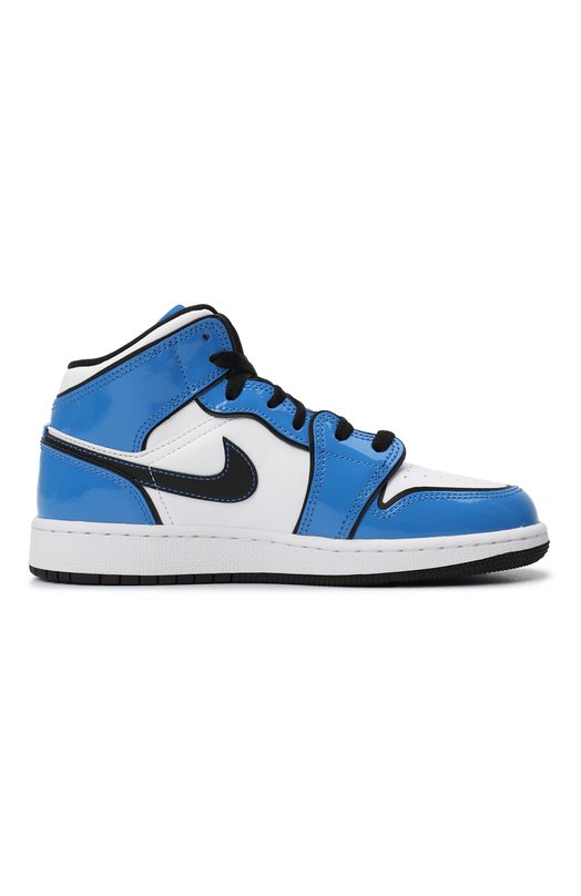 Кеды Air Jordan 1 Mid Signal Blue | Nike | Синий - 5