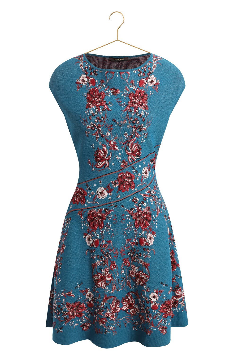 Платье из вискозы | Roberto Cavalli | Голубой - 1
