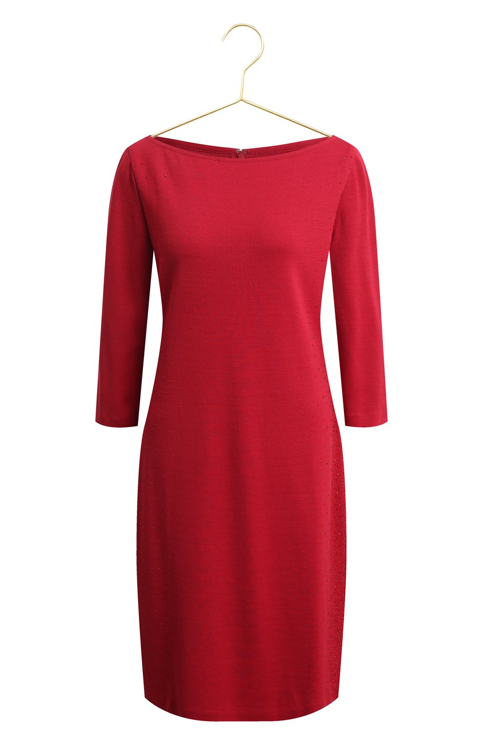 Платье из шерсти и вискозы | St. John | Красный - 1