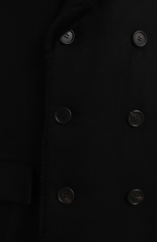 Кашемировое пальто | Kiton | Чёрный - 3