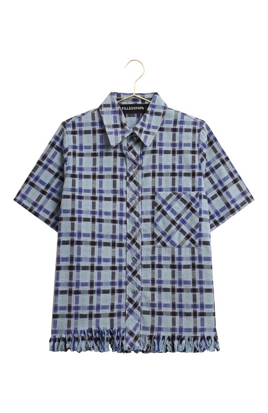 Хлопковая блуза | Filles A Papa | Синий - 1
