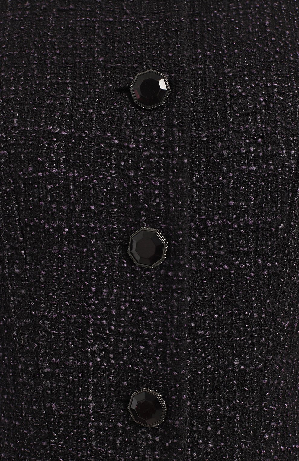 Жакет из хлопка и вискозы | Chanel | Фиолетовый - 3