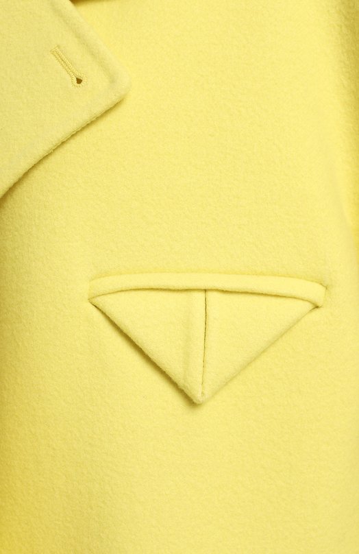 Кашемировое пальто | Bottega Veneta | Жёлтый - 3