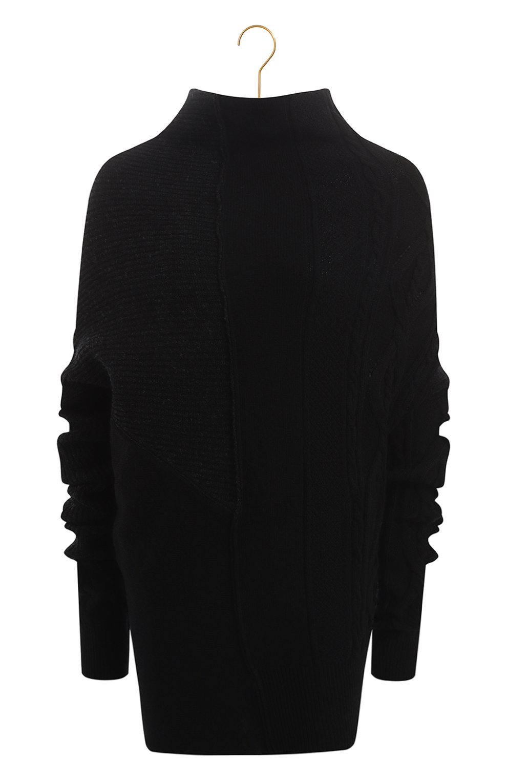 Шерстяной пуловер | Y`s | Чёрный - 1