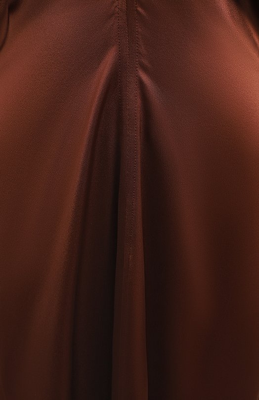 Шелковое платье | Victoria Beckham | Бронзовый - 3