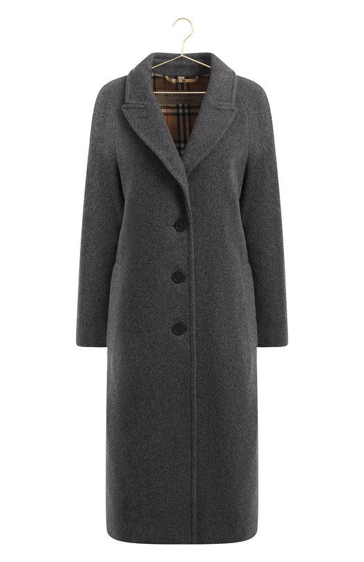 Шерстяное пальто | Burberry | Серый - 1