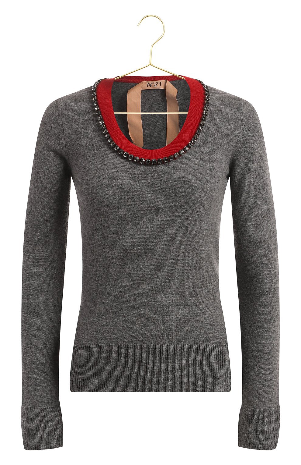Шерстяной пуловер | N21 | Серый - 1