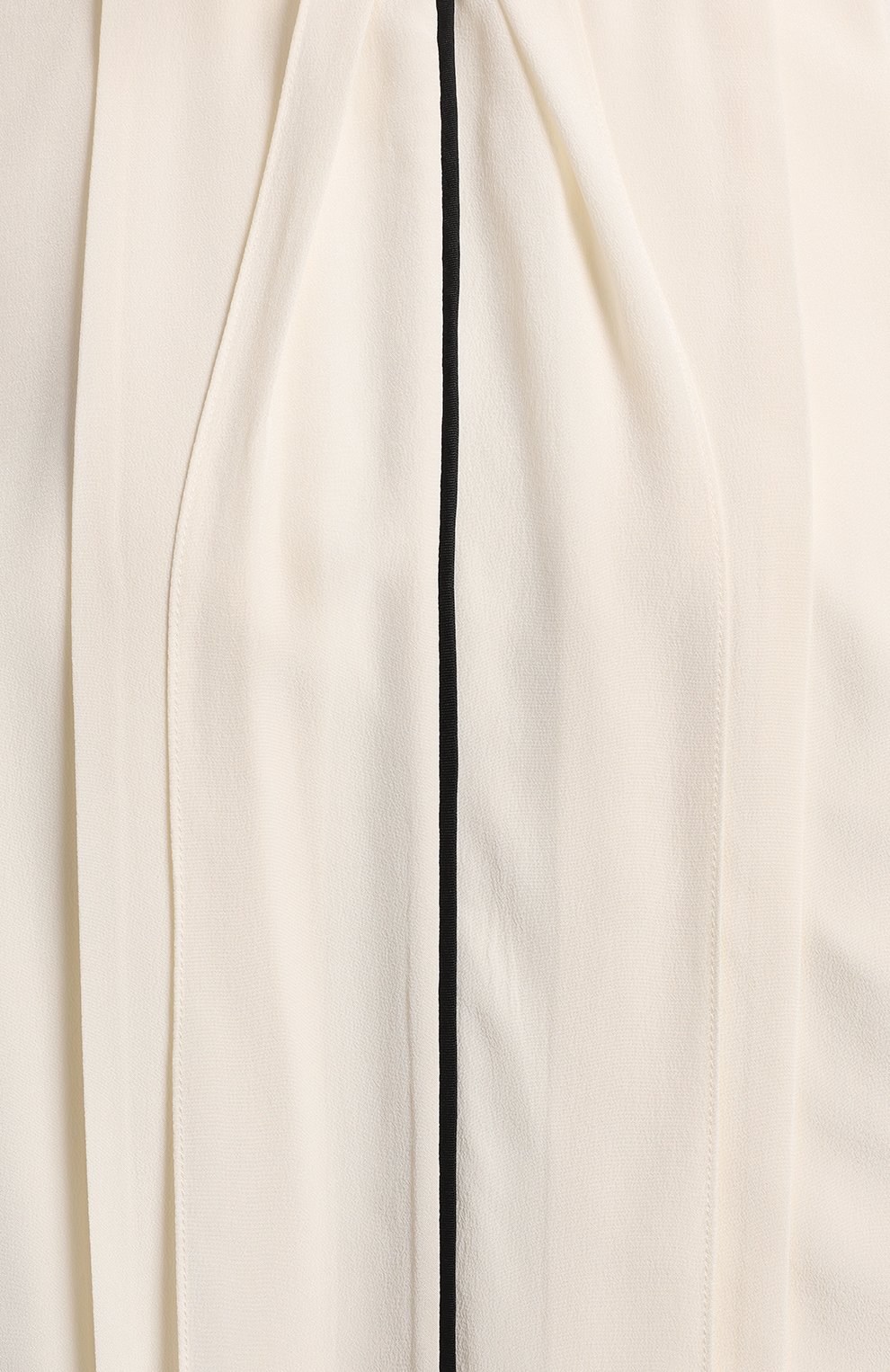 Шелковая блузка | Prada | Кремовый - 3