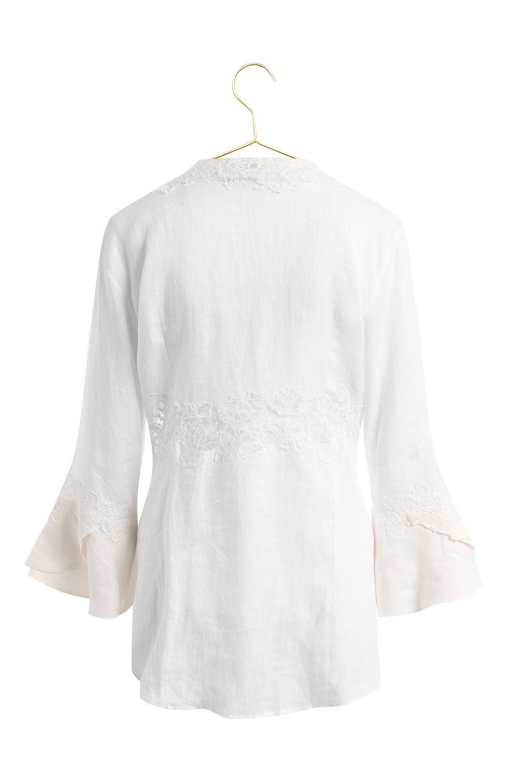 Льняная блузка | Ermanno Scervino | Белый - 2