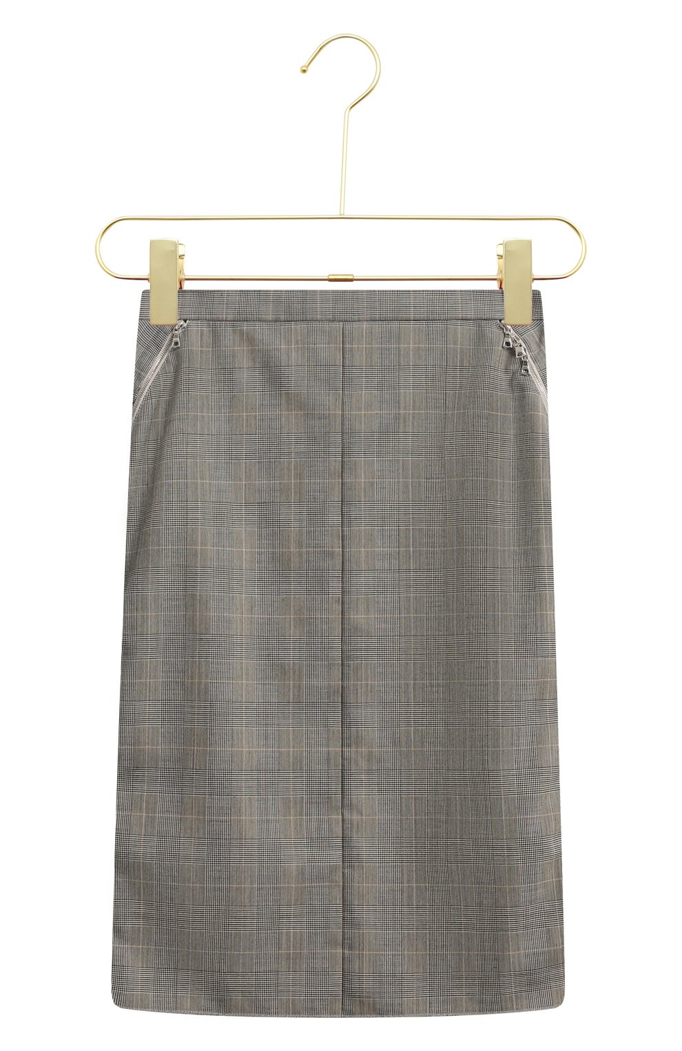 Шерстяная юбка | Nina Ricci | Серый - 1