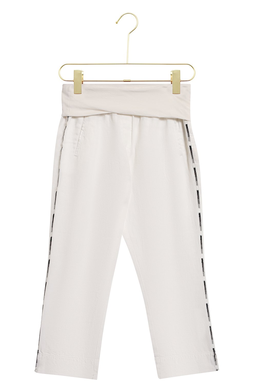 Льняные брюки | DKNY | Белый - 1