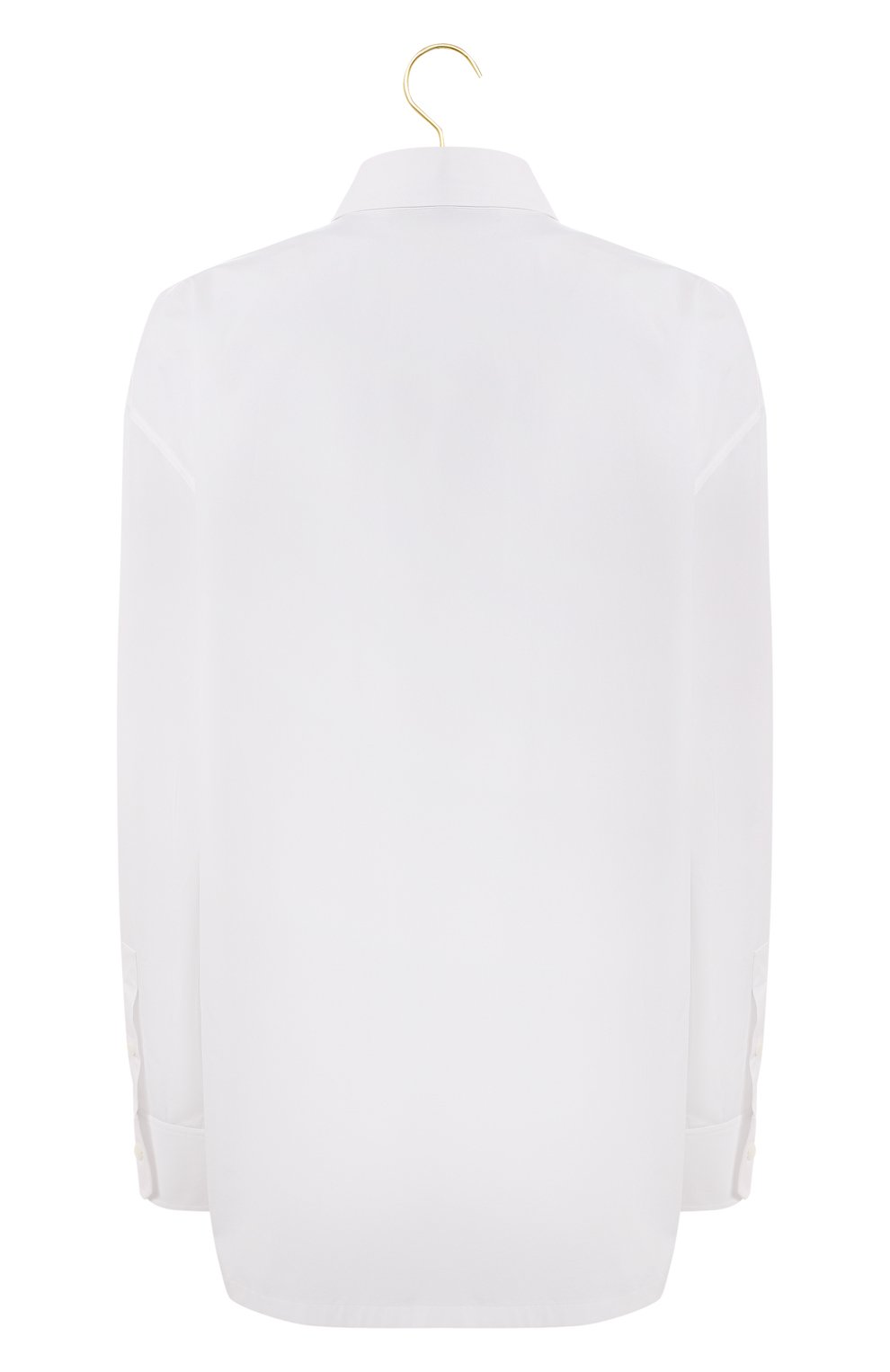 Хлопковая рубашка | Prada | Белый - 2
