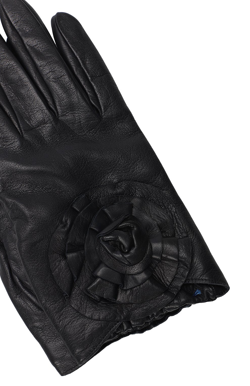 Кожаные перчатки | Valentino | Синий - 3